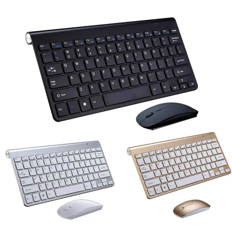 2.4G Wireless Keyboard And Mouse Protable Mini Keyboard Mouse Combo Set For Macbook Notebook Laptop Desktop PC Computer
2.4G Wireless Keyboard And Mouse Protable Mini Keyboard Mouse Combo Set For Macbook Notebook Laptop Desktop PC Computer