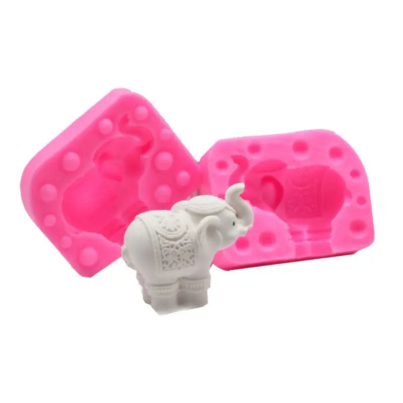 DIY Baking 3D Elephant Modeling Mold Fondant Chocolate Cake Decoration Handmade Soap Silicone Molds
DIY Baking 3D Elephant Modeling Mold Fondant Chocolate Cake Decoration Handmade Soap Silicone Molds