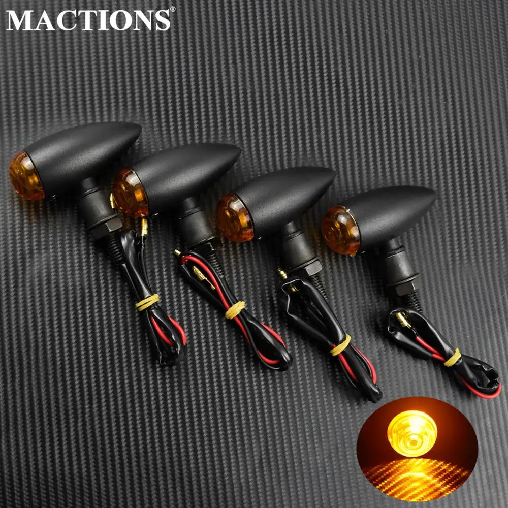 Motorcycle Bullet Turn Signal Indicator Light Lamp For Harley Sportster Touring Dyna Softail Chopper Cruiser For Honda Black 
Motorcycle Bullet Turn Signal Indicator Light Lamp For Harley Sportster Touring Dyna Softail Chopper Cruiser For Honda Black