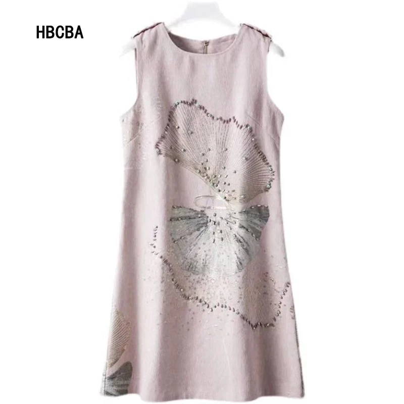 HBCBA Autumn High-end Fashion Women's Jacquard Sleeveless Beaded Jumpsuit Miniskirt
HBCBA Autumn High-end Fashion Women's Jacquard Sleeveless Beaded Jumpsuit Miniskirt