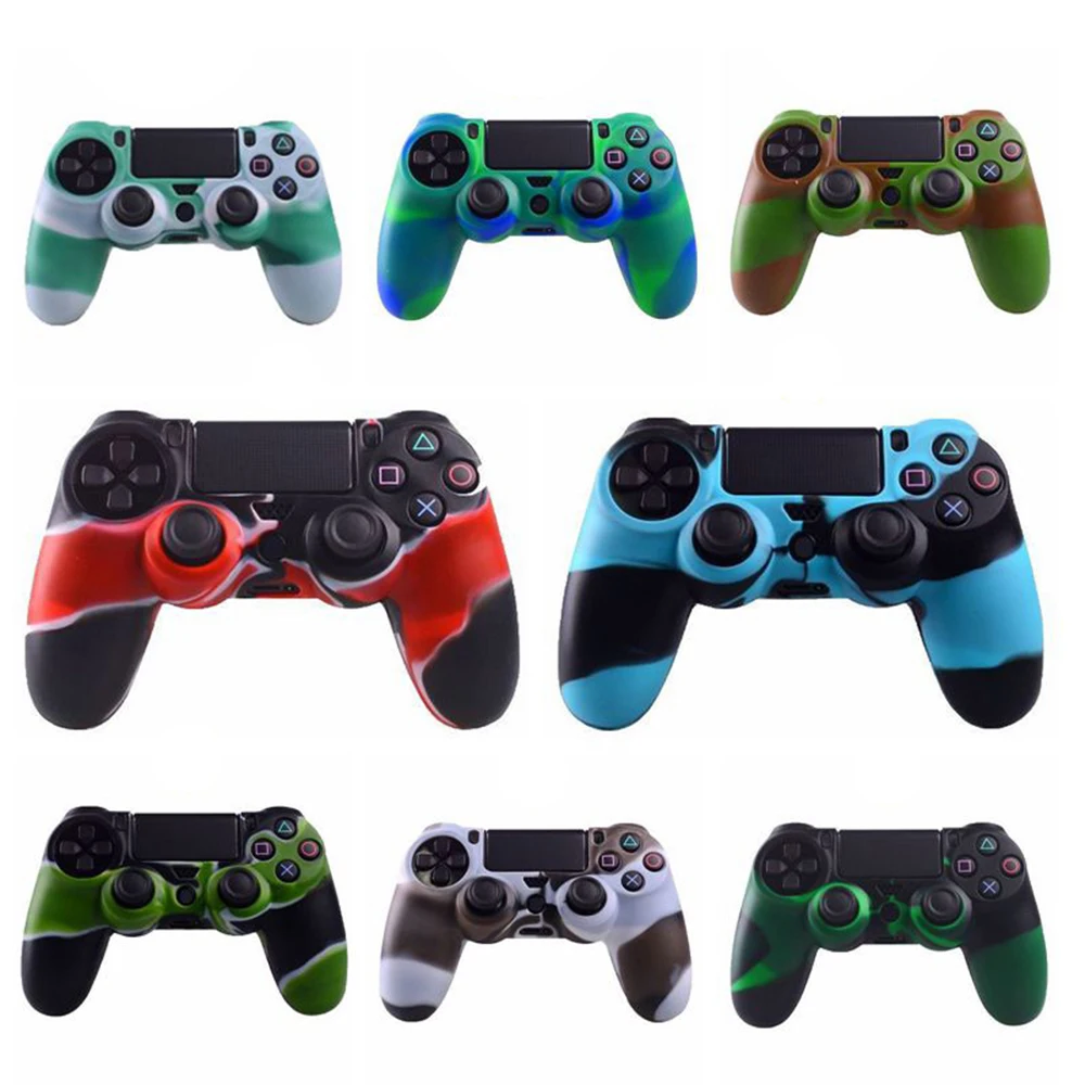 Камуфляжный чехол для PS4 Playstation 4 Play station беспроводной контроллер Dualshock резиновый