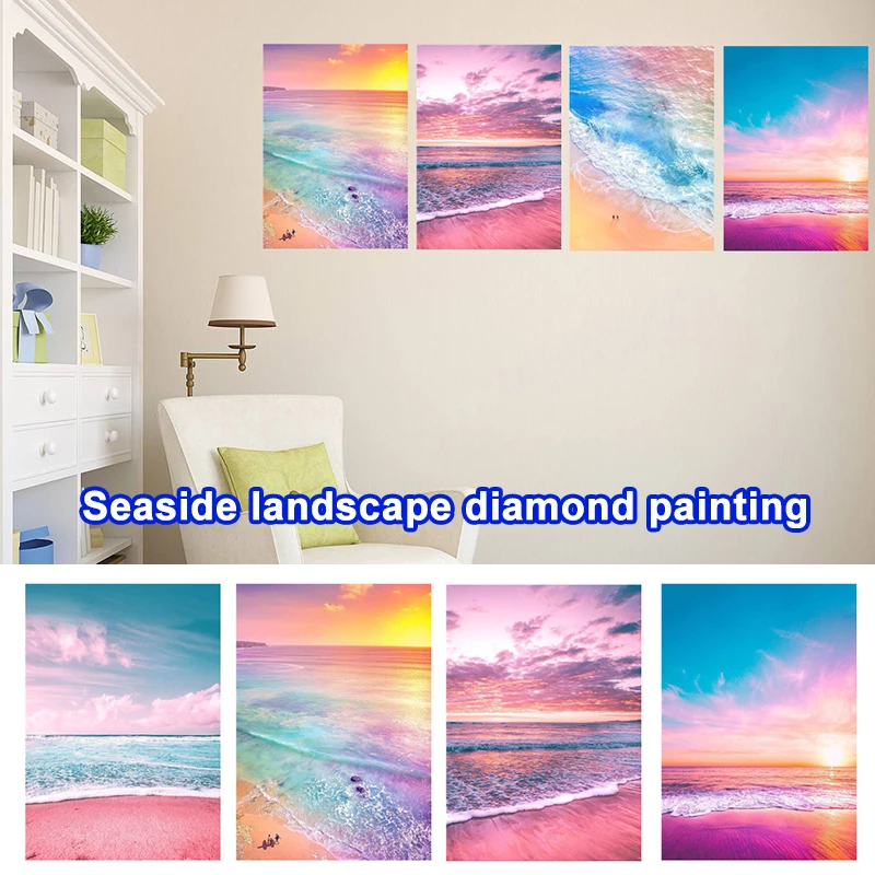 5D Diamond Seaside Scenery Painting Kit Full Drill Crystal Rhinestone Picture Decor Gift Cross Stitch Painting Art Crafts Hous
5D Diamond Seaside Scenery Painting Kit Full Drill Crystal Rhinestone Picture Decor Gift Cross Stitch Painting Art Crafts Hous