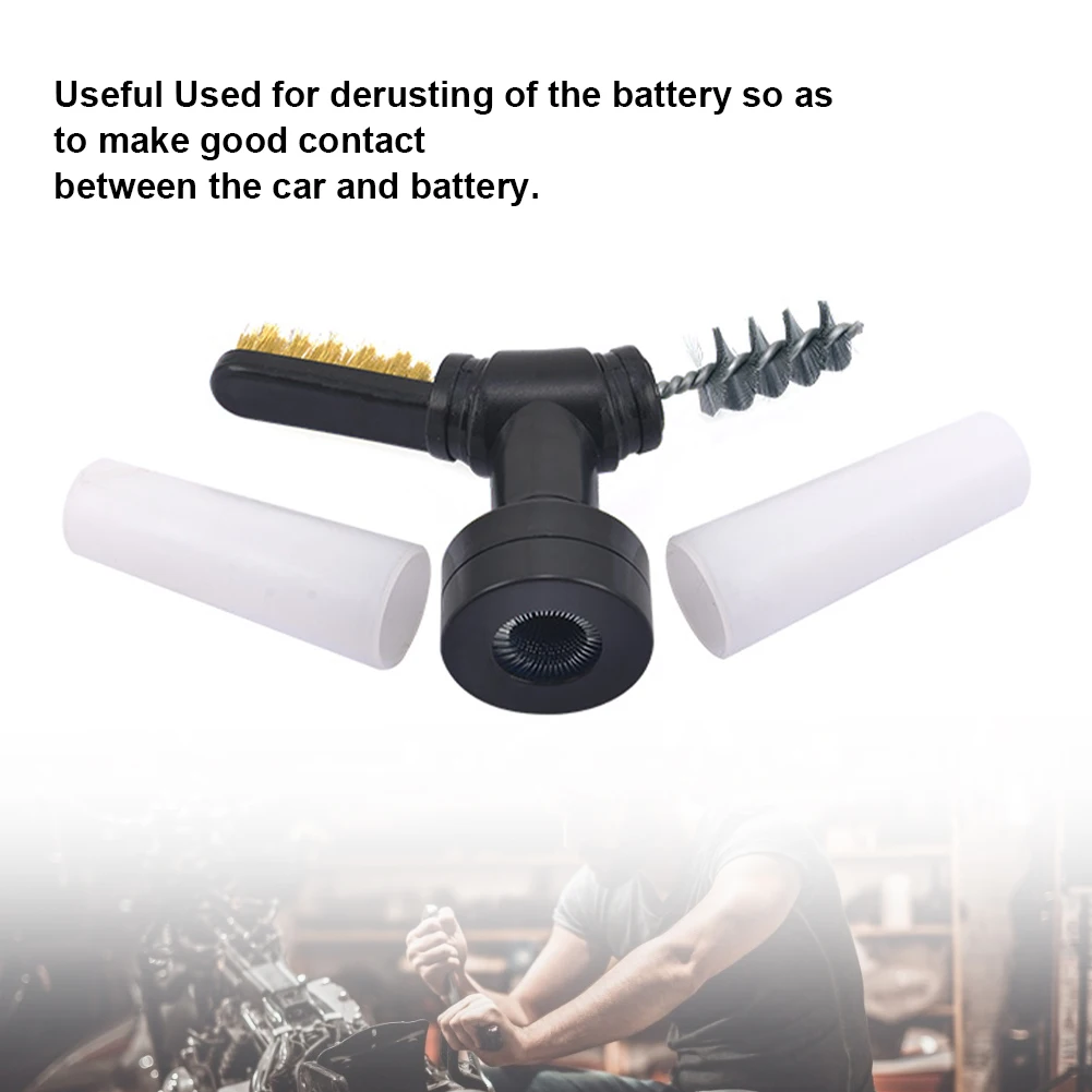 AutomaticAUTO Battery Terminal Brush 3 In1 Dirt Corrosion Cleaner Caps Battery Brush Tool Battery Protector Auto Cleaning Tool
AutomaticAUTO Battery Terminal Brush 3 In1 Dirt Corrosion Cleaner Caps Battery Brush Tool Battery Protector Auto Cleaning Tool