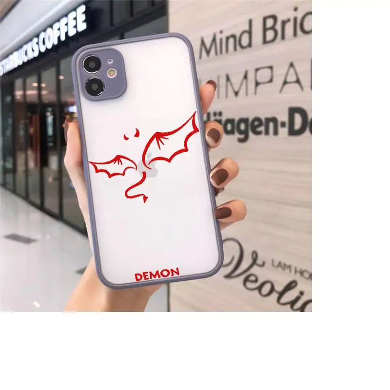 Demon Angel Couple BFF Cartoon Phone Cases matte transparent For gray iPhone 7 8 x xs xr 11 12 pro plus max mini Clear Funda
Demon Angel Couple BFF Cartoon Phone Cases matte transparent For gray iPhone 7 8 x xs xr 11 12 pro plus max mini Clear Funda