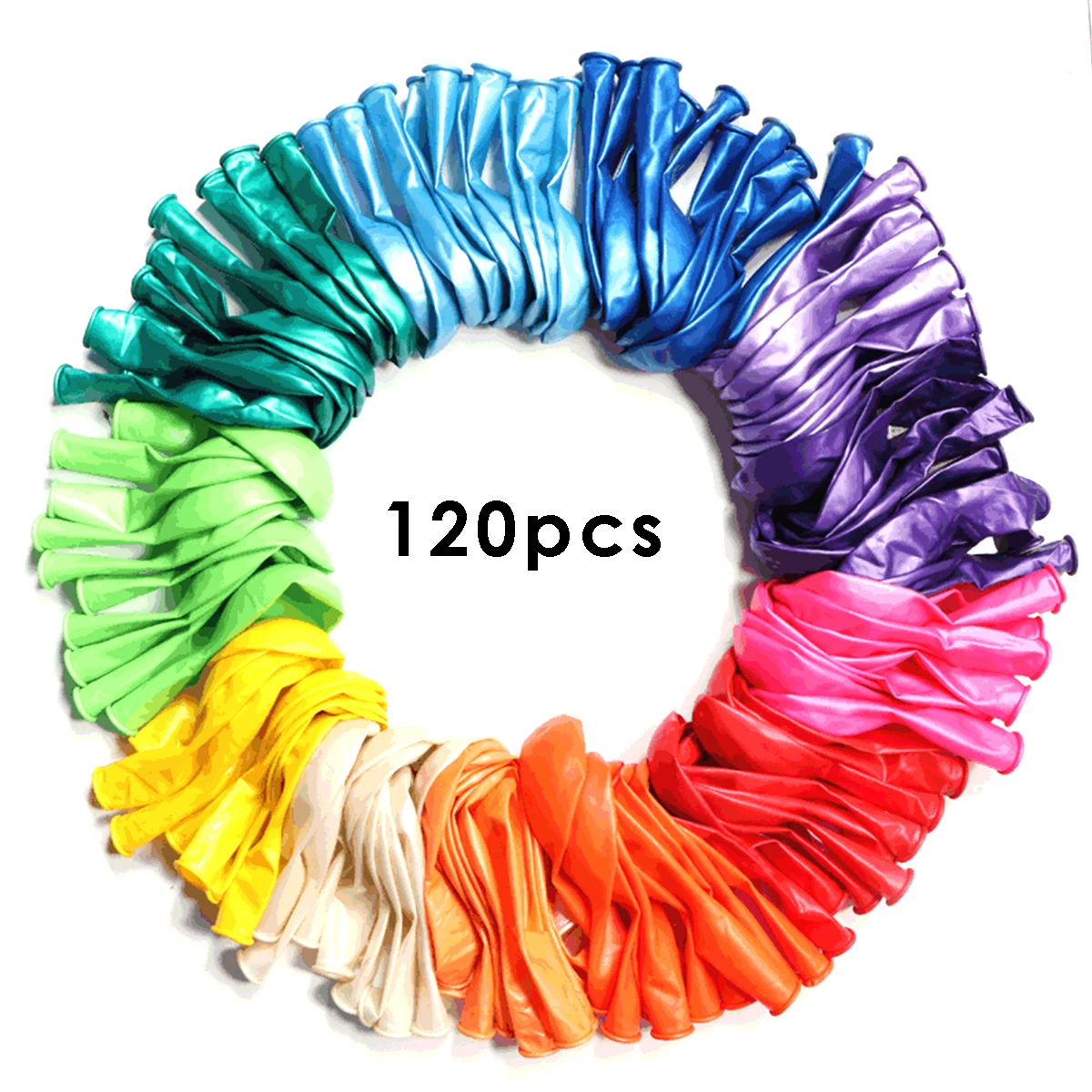 120pcs Rainbow Color Balloons 12inch Latex Balloons for Birthday Wedding Engagement Festival Party Decor 
120pcs Rainbow Color Balloons 12inch Latex Balloons for Birthday Wedding Engagement Festival Party Decor