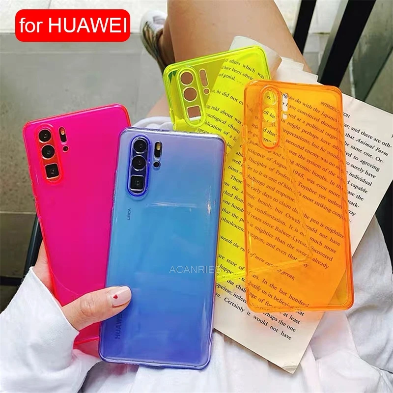 Fluorescent Phone Case On For Huawei P20 P30 P40 Lite Pro Honor 20 Lite 20s Transparent Soft Tpu Silicone Back Cover Funda
Fluorescent Phone Case On For Huawei P20 P30 P40 Lite Pro Honor 20 Lite 20s Transparent Soft Tpu Silicone Back Cover Funda