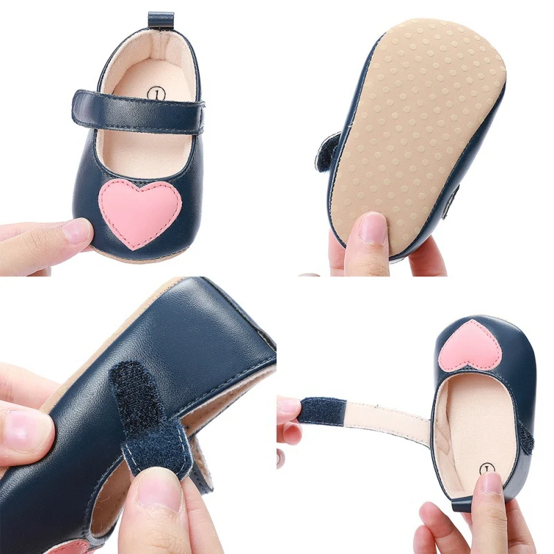 Baby Girls First Walke Shoes Newborn PU Princess Bow Loving Heart Anti-Slip Shoes Spring Autumn Crib First Walking Sneaker43
Baby Girls First Walke Shoes Newborn PU Princess Bow Loving Heart Anti-Slip Shoes Spring Autumn Crib First Walking Sneaker43