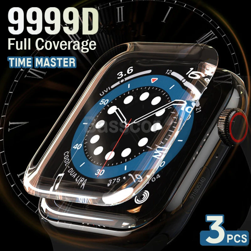 9999D Curved Screen Protector on the For Apple Watch Series 6 SE 5 4 3 2 1 Hydrogel Protective Film For iWatch 38 40 42 44 MM
9999D Curved Screen Protector on the For Apple Watch Series 6 SE 5 4 3 2 1 Hydrogel Protective Film For iWatch 38 40 42 44 MM