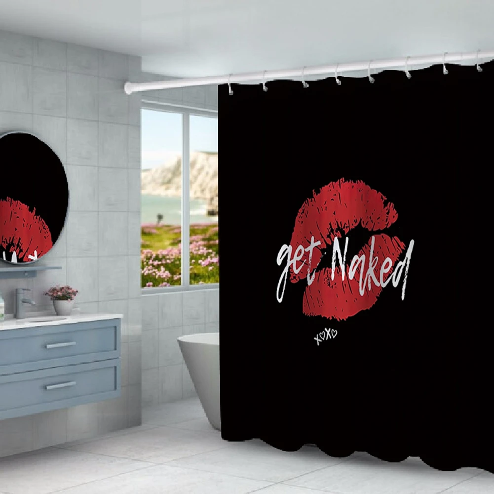 4 Pcs/Set 'Get Naked' Shower Curtain Sets with Non-Slip Rug Toilet Lid Cover and Bath Mat, Sexy Lips Shower Curtain
4 Pcs/Set 'Get Naked' Shower Curtain Sets with Non-Slip Rug Toilet Lid Cover and Bath Mat, Sexy Lips Shower Curtain