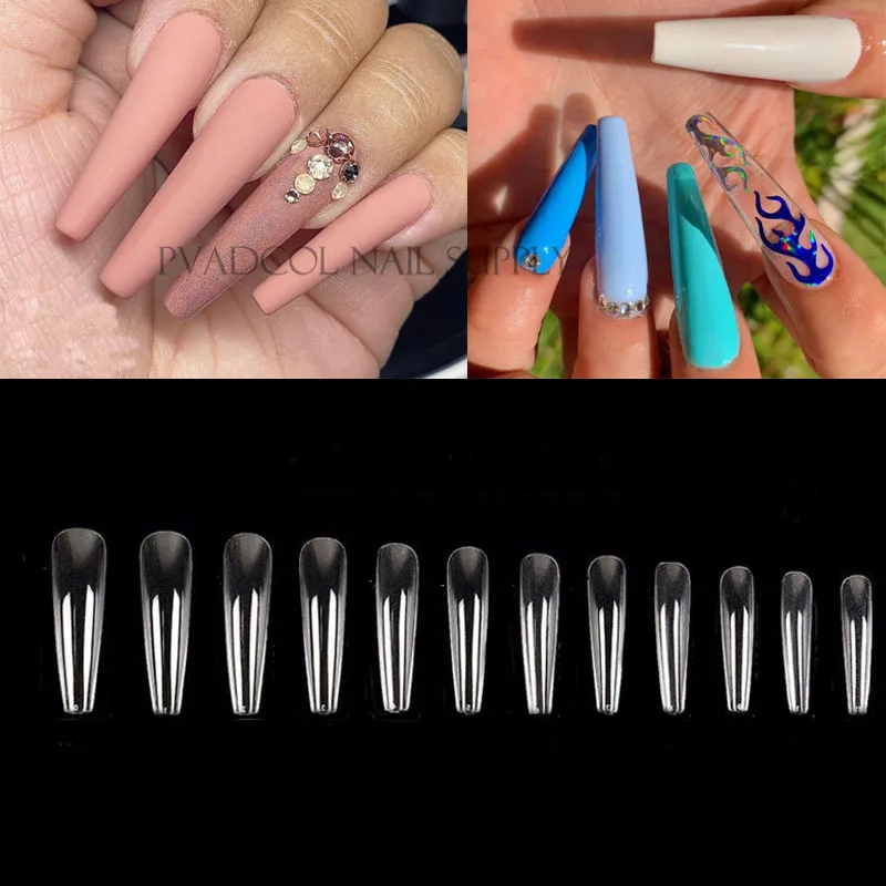 XXL Extra Long Coffin False Nail Tips Full Cover Nails Gel X Manicure Extension Tools
XXL Extra Long Coffin False Nail Tips Full Cover Nails Gel X Manicure Extension Tools