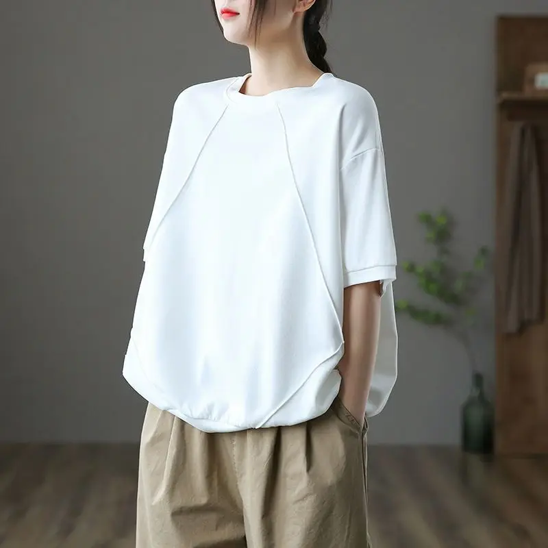 95% Cotton Retro Vintage Tees Pure Short Sleeve T-shirt Women's Summer T Shirts 2021 Newest Clothes Loose Tops O Neck Yalabovso
95% Cotton Retro Vintage Tees Pure Short Sleeve T-shirt Women's Summer T Shirts 2021 Newest Clothes Loose Tops O Neck Yalabovso