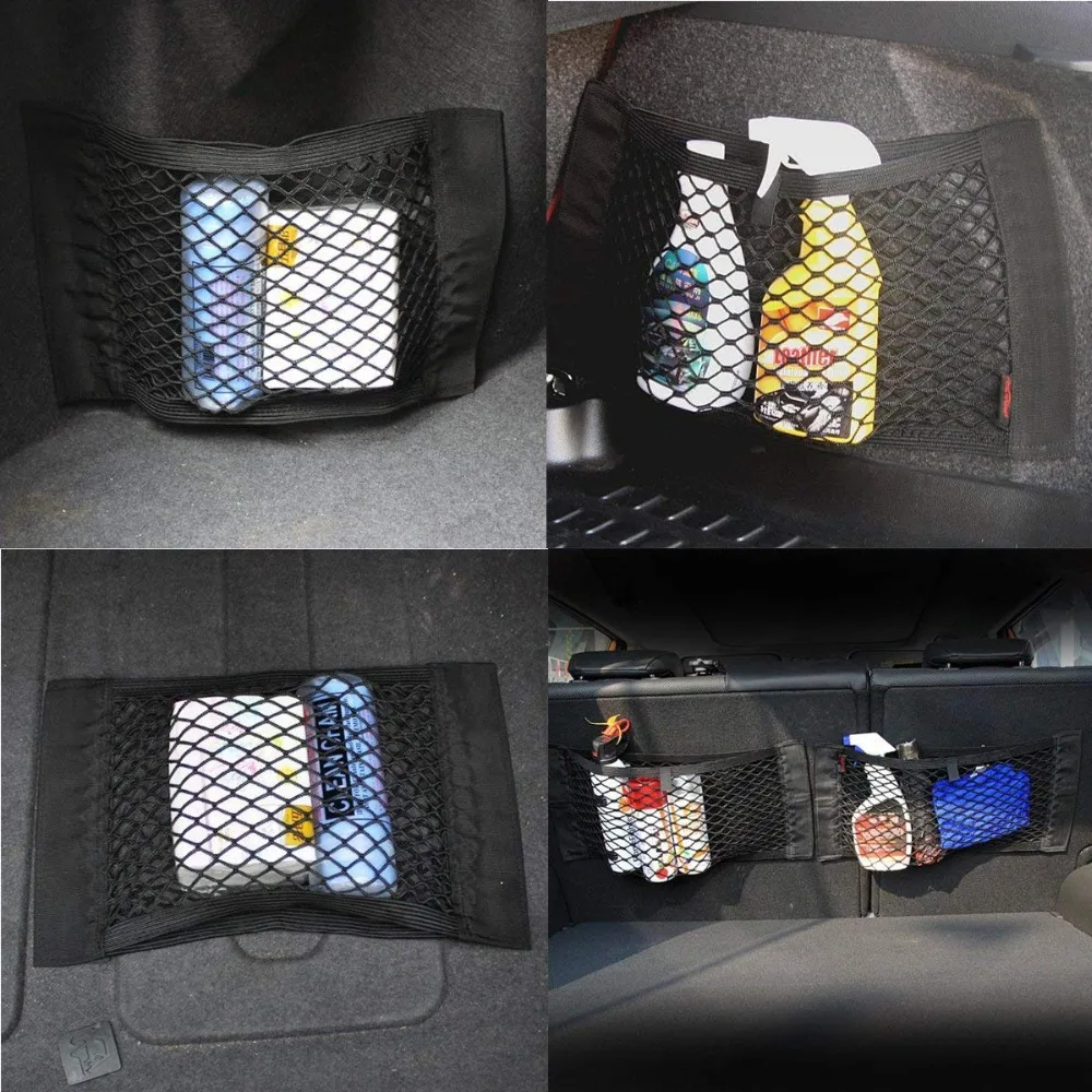 Car Back Rear Trunk Seat Elastic String Net Sticker Mesh Car Storage Bag Pocket Cage Auto Organizer Seat Back Bag 40*25cm
Car Back Rear Trunk Seat Elastic String Net Sticker Mesh Car Storage Bag Pocket Cage Auto Organizer Seat Back Bag 40*25cm