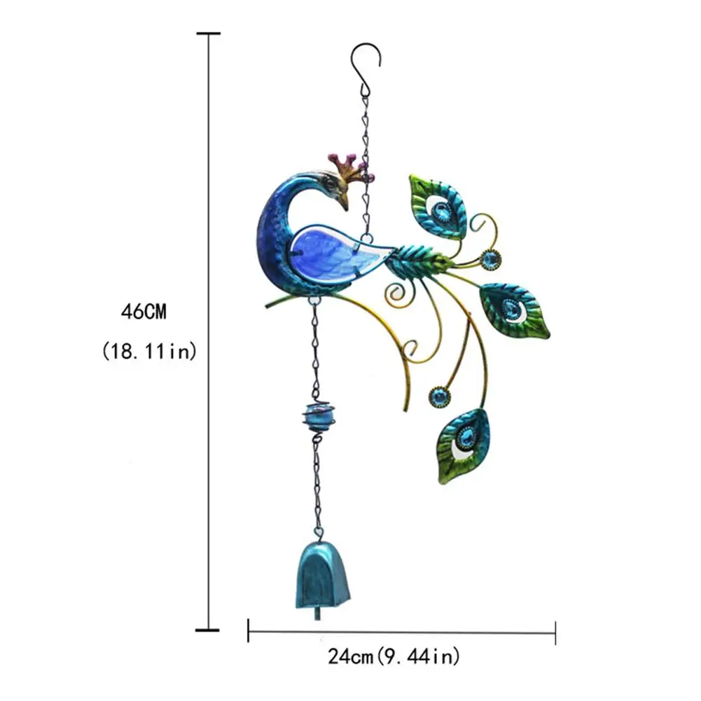HOT SALES!!! Colorful Peacock Pendant Bell Wind Chimes Indoor Outdoor Balcony Garden Decor Wholesale Dropshipping 
HOT SALES!!! Colorful Peacock Pendant Bell Wind Chimes Indoor Outdoor Balcony Garden Decor Wholesale Dropshipping