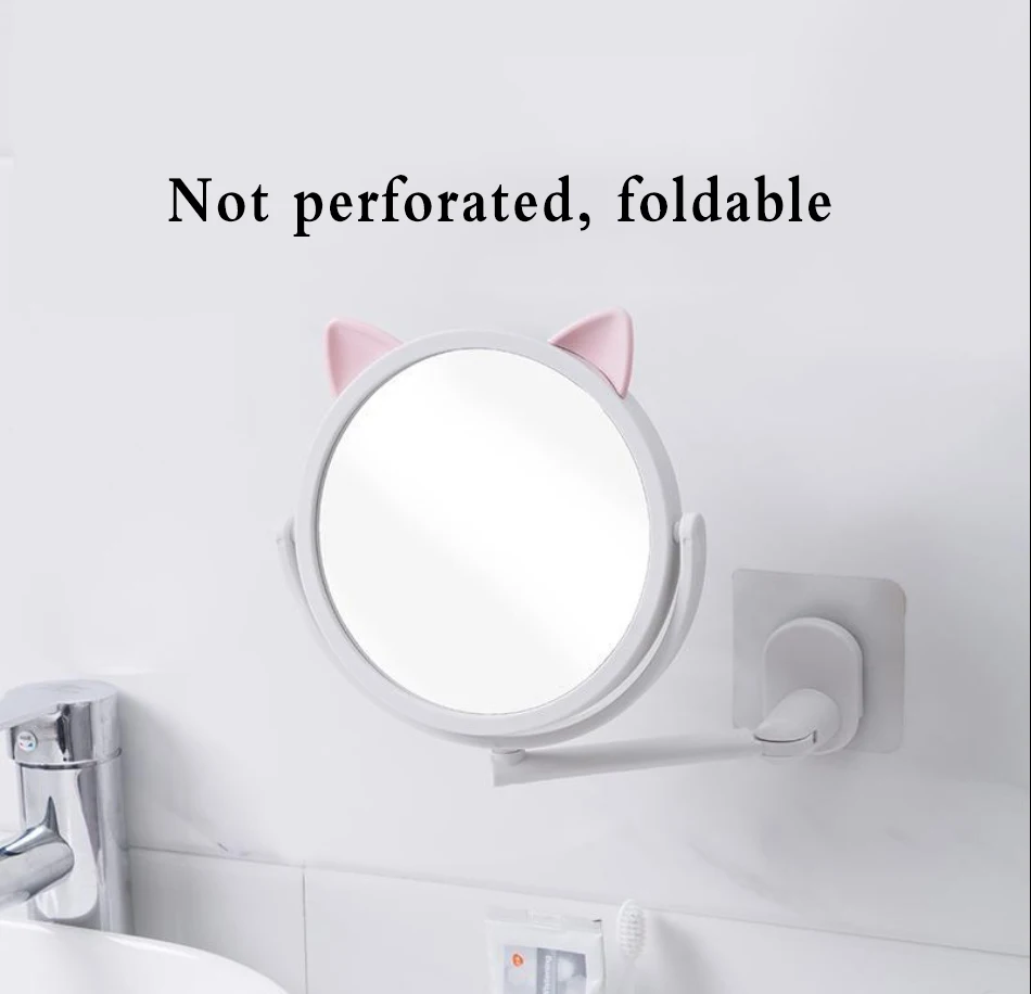 Bath Mirrors Wall Mirror In The Bathroom Bathroom Mirrors for Home Round Mirror Kawaii Makeup 360 Degree Rotation Cute Mirror
Bath Mirrors Wall Mirror In The Bathroom Bathroom Mirrors for Home Round Mirror Kawaii Makeup 360 Degree Rotation Cute Mirror