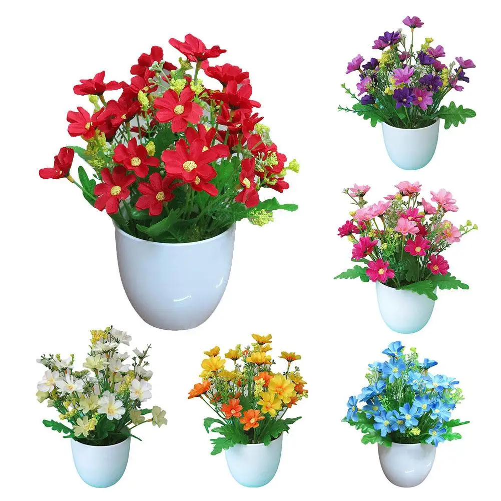 1Pc Artificial Potted Flower Garden DIY Party Home Holiday Xmas Craft Decoration Beautiful Fake Flower Spring Garden Decor Gifts
1Pc Artificial Potted Flower Garden DIY Party Home Holiday Xmas Craft Decoration Beautiful Fake Flower Spring Garden Decor Gifts