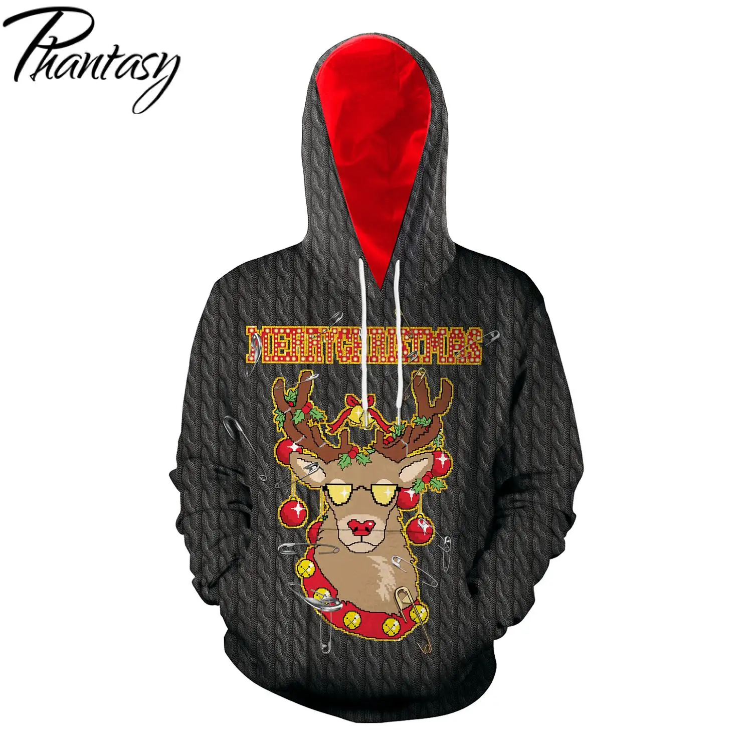 Phantasy 2020 New Year Hoodies Fashion Long Sleeve Clothes Christmas Deer Print Cartoon
Phantasy 2020 New Year Hoodies Fashion Long Sleeve Clothes Christmas Deer Print Cartoon