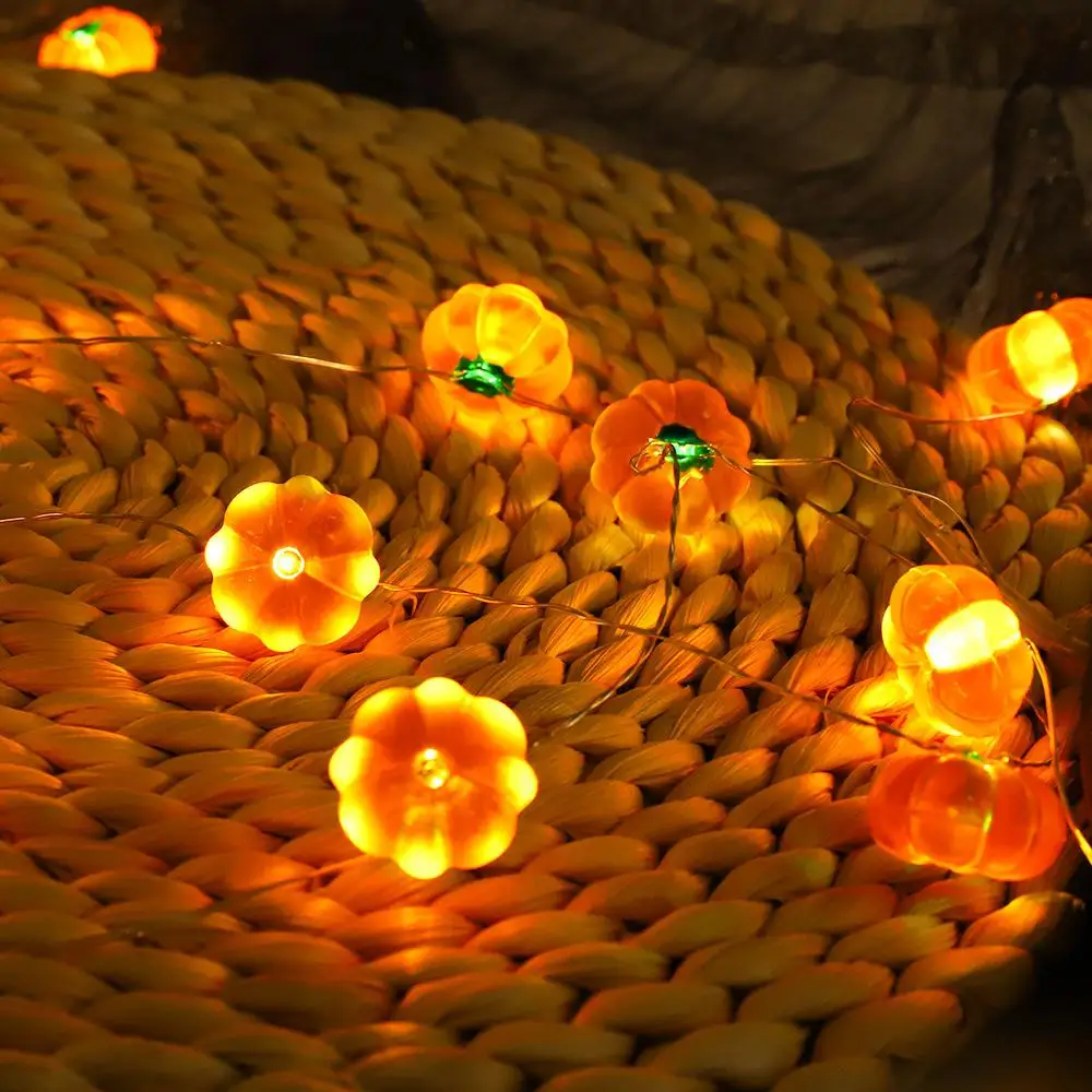 Kuulee 30LEDs Pumpkin Shape Light String Outdoor Holiday Fairy Garland Party Halloween Decoration Toy Brinquedos Lightsaber
Kuulee 30LEDs Pumpkin Shape Light String Outdoor Holiday Fairy Garland Party Halloween Decoration Toy Brinquedos Lightsaber