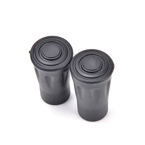 2 Pcs/lot Rubber Tip Carbon Fiber Hike Telescope Stick Nordic Walk Camp Alloy Ferrule Crutch Bar Tungsten Trek Pole Basket | Спорт и