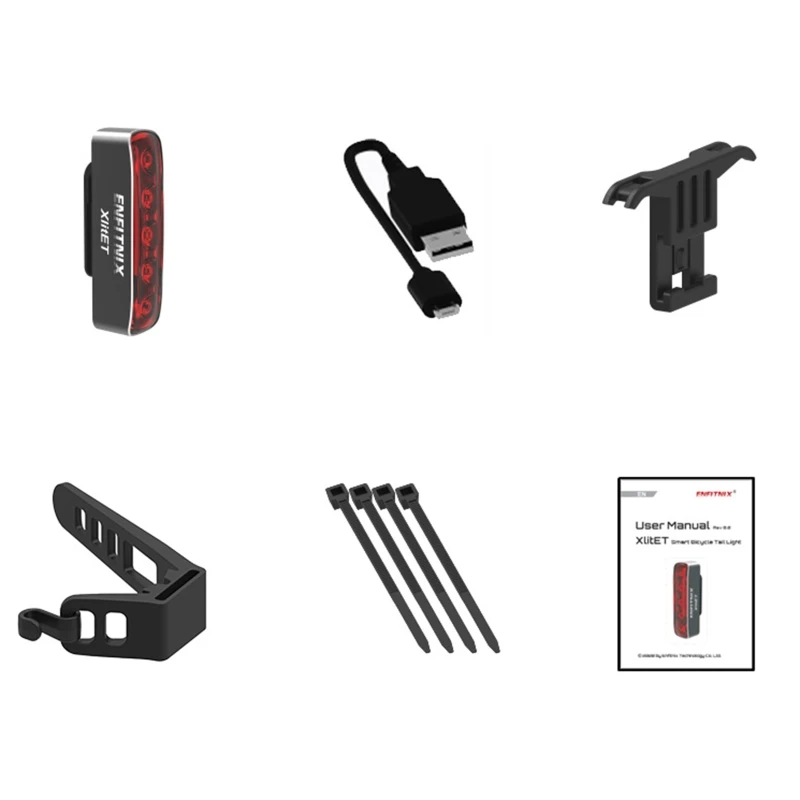 XfitET Auto Start Stop Brake Sensing Flashlight Smart Bike Tail Light Rechargeable Waterproof LED Bicycle Rear Taillight
XfitET Auto Start Stop Brake Sensing Flashlight Smart Bike Tail Light Rechargeable Waterproof LED Bicycle Rear Taillight