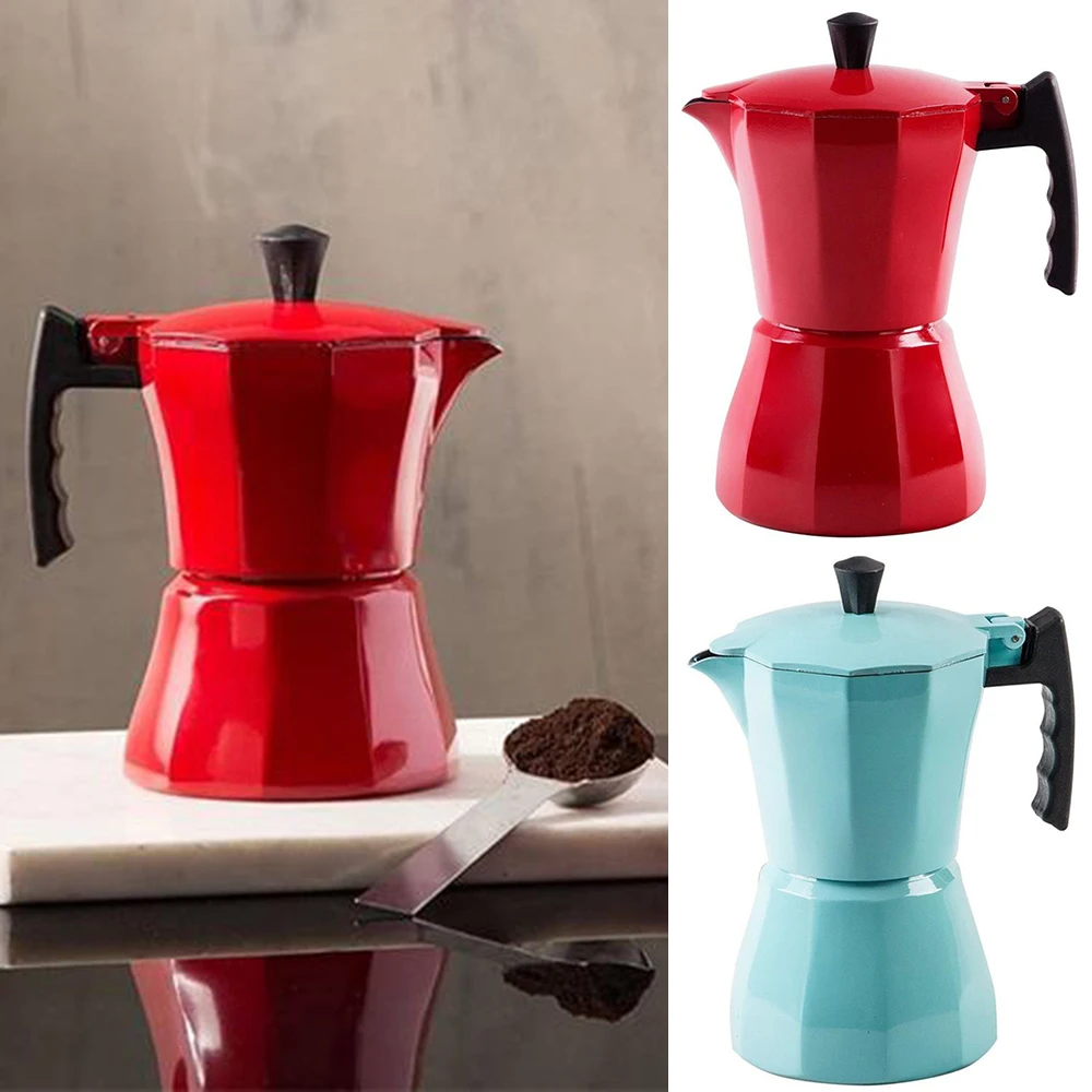 Mocha Aluminum Coffee Maker 300ml Moka Espresso Various Styles And Colors Home Kitchen Cooking Supplies
Mocha Aluminum Coffee Maker 300ml Moka Espresso Various Styles And Colors Home Kitchen Cooking Supplies