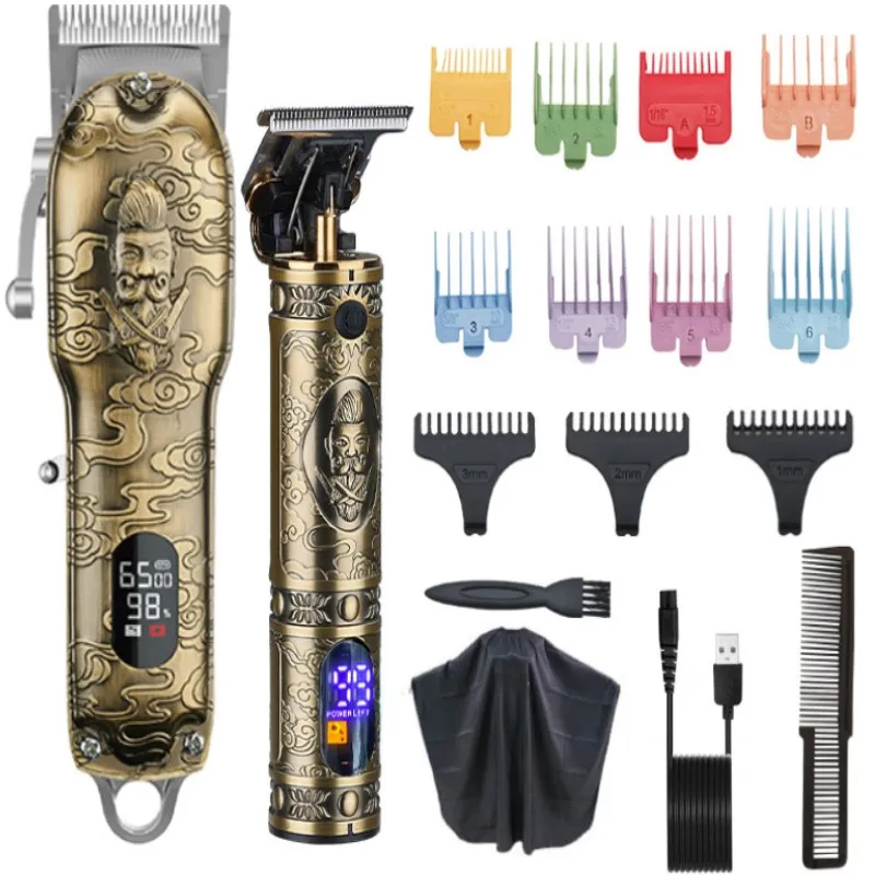 Hair Clippers for Men T-Blade Trimmer Professional Barber Clippers Cordless Hair Cutting Beard Trimmer Men Electric Hair Trimmer
Hair Clippers for Men T-Blade Trimmer Professional Barber Clippers Cordless Hair Cutting Beard Trimmer Men Electric Hair Trimmer