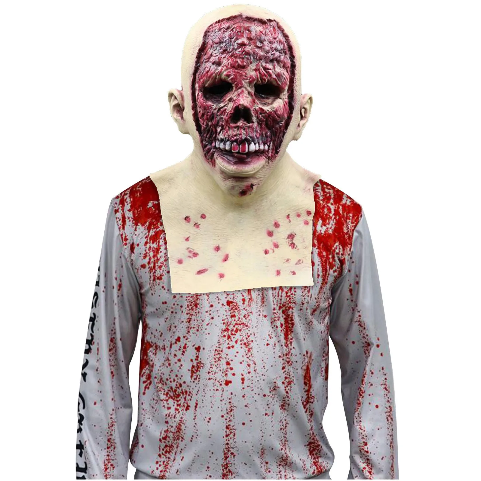 Halloween Horror Zombie Latex Mask Party Cosplay Bloody Disgusting Rot Face Masquerade Terror Latex Mask For Adults
Halloween Horror Zombie Latex Mask Party Cosplay Bloody Disgusting Rot Face Masquerade Terror Latex Mask For Adults