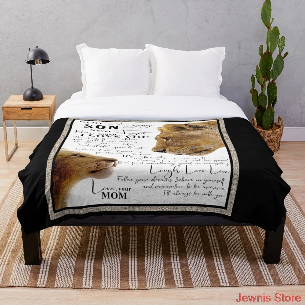 Lion To My Amazing Son Never Forget How Much I Love You Throw Blanket Fleeceon Bed/Crib/Couch Adult Baby Girls Boys Kids Gift
Lion To My Amazing Son Never Forget How Much I Love You Throw Blanket Fleeceon Bed/Crib/Couch Adult Baby Girls Boys Kids Gift