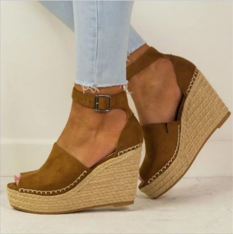 Summer Ultra High Wedges Heel Sandals Fashion Open Toe Platform Elevator Women Sandals Shoes Plus Size 43 Pumps 2019 
Summer Ultra High Wedges Heel Sandals Fashion Open Toe Platform Elevator Women Sandals Shoes Plus Size 43 Pumps 2019