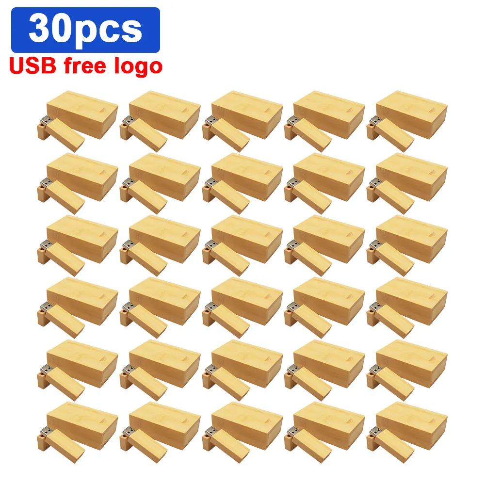30pcs/lot ( free LOGO) Wooden USB 2.0 Flash Drive pendrive 8GB 16GB 32GB 64GB Rotation usb+ box memory Stick photography
30pcs/lot ( free LOGO) Wooden USB 2.0 Flash Drive pendrive 8GB 16GB 32GB 64GB Rotation usb+ box memory Stick photography