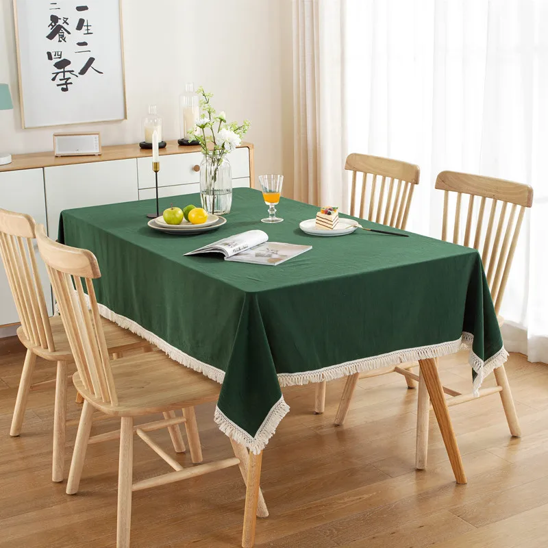 2022 New Green/Red Solid Christmas Table Cloths Cotton Decorative Linen Tablecloth With Tassel Waterproof Oilproof Furniture Mat
2022 New Green/Red Solid Christmas Table Cloths Cotton Decorative Linen Tablecloth With Tassel Waterproof Oilproof Furniture Mat