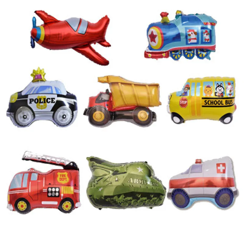 10pcs Mini Transportation Car Balloons Fire Truck Car Tank Foil Balloon Ambulance Globos Kids Gifts Birthday Party Decorations
10pcs Mini Transportation Car Balloons Fire Truck Car Tank Foil Balloon Ambulance Globos Kids Gifts Birthday Party Decorations