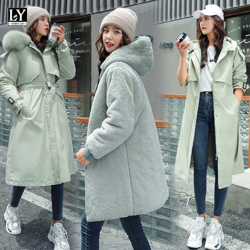 LY VAREY LIN Winter Women Jackets Warm Fleece Hooded Coats -30 Degree Long Thickness Parkas Plus Size Fur Collar Snow outwear
LY VAREY LIN Winter Women Jackets Warm Fleece Hooded Coats -30 Degree Long Thickness Parkas Plus Size Fur Collar Snow outwear