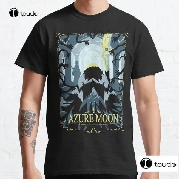 

Azure Moon Cotton High Quality For Men Short Sleeve Dabbing T Shirt Casual O-Neck Summer Mens Tee Shirts O-Neck Tshirt Unisex