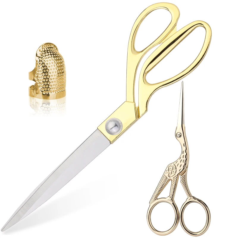 SHWAKK 20cm 11cm Professional Tailor Scissors Embroidery Scissor With Thimble Tools for Sewing Craft Fabric DIY Cutting Shears
SHWAKK 20cm 11cm Professional Tailor Scissors Embroidery Scissor With Thimble Tools for Sewing Craft Fabric DIY Cutting Shears