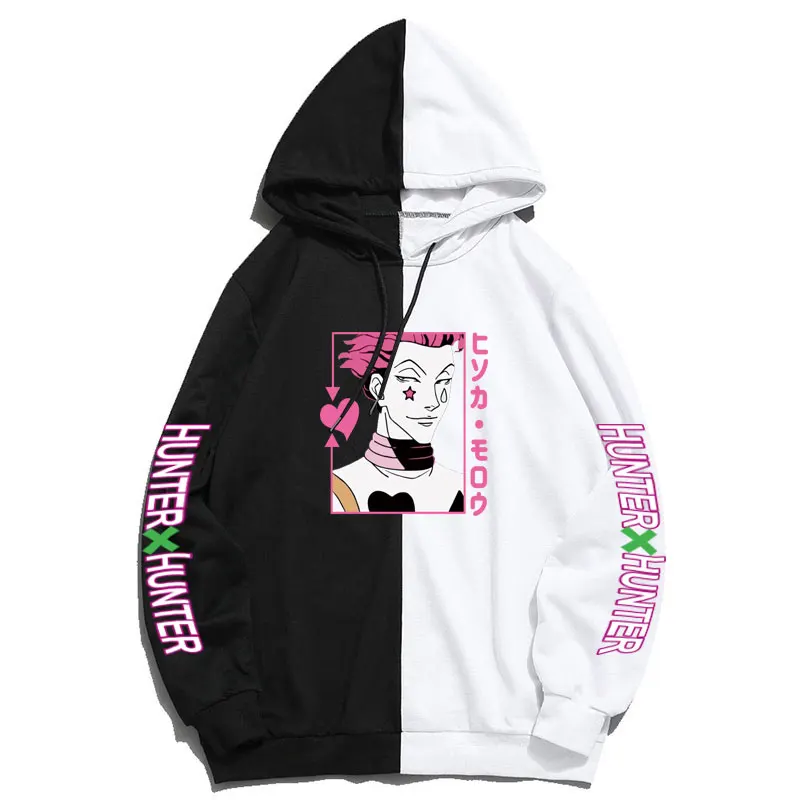 Japan Anime Hunter X Hunter Print Double Color Hoodies Spring Autumn Men Woman Streetwear Patchwork Thin Clothingr
Japan Anime Hunter X Hunter Print Double Color Hoodies Spring Autumn Men Woman Streetwear Patchwork Thin Clothingr