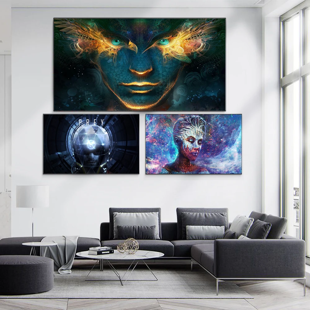 Animation abstract oil painting face poster art canvas painting living room corridor office home decoration mural
Animation abstract oil painting face poster art canvas painting living room corridor office home decoration mural
