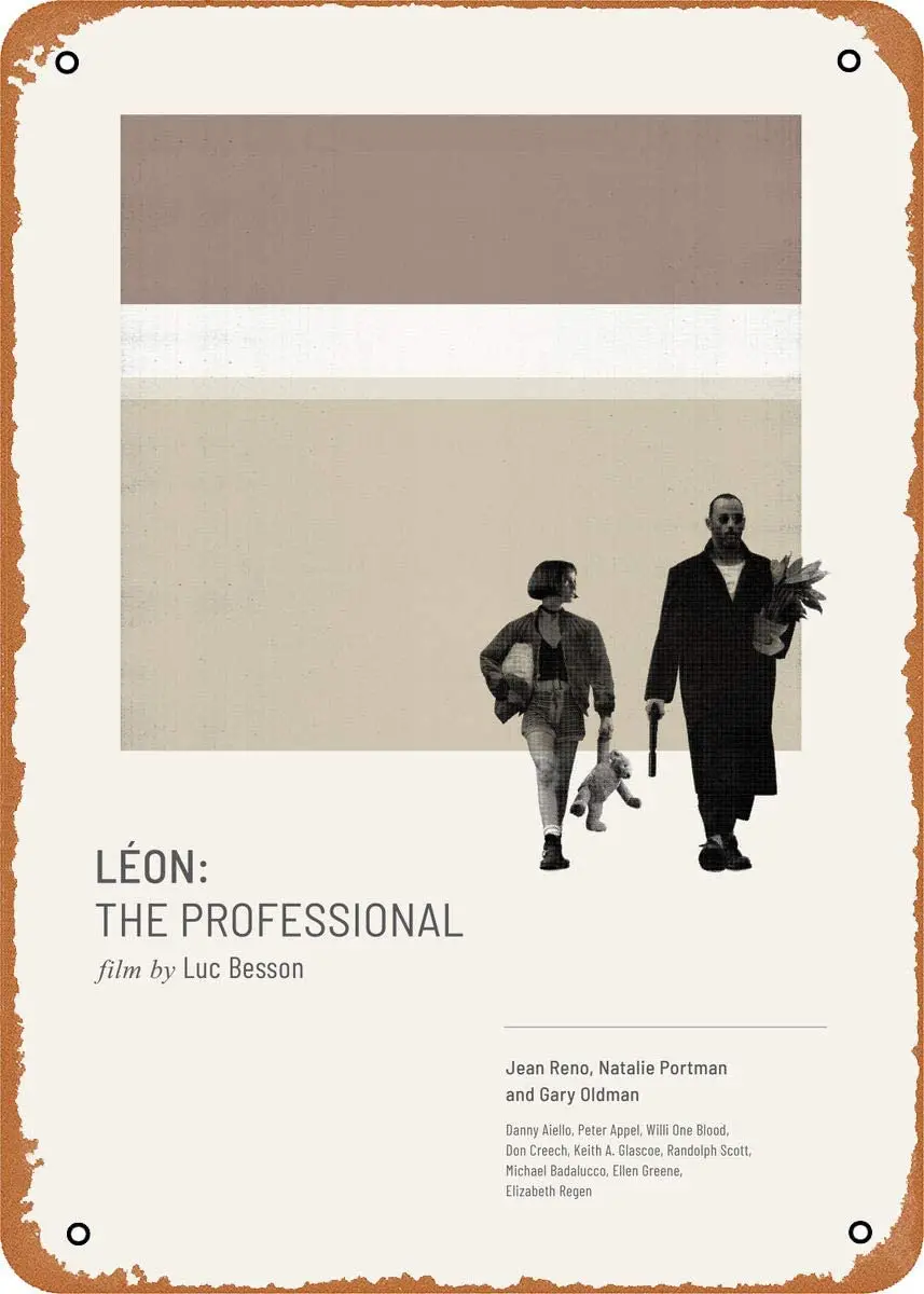 Oulili Vintage Metal Sign Leon The Professional Alternative Movie Poster 8 x 12 Inches Tin Sign for Home Bar Pub Garage D
Oulili Vintage Metal Sign Leon The Professional Alternative Movie Poster 8 x 12 Inches Tin Sign for Home Bar Pub Garage D