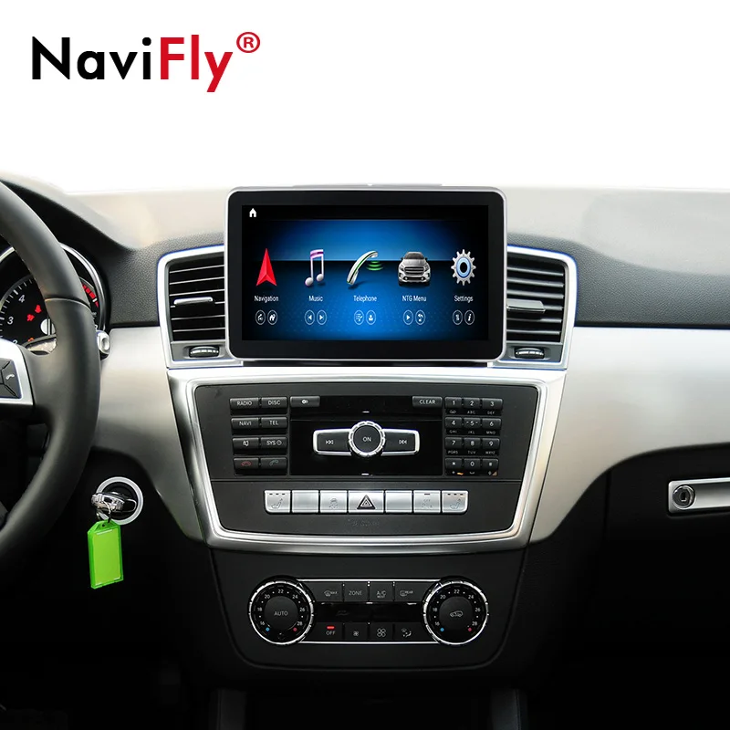 NaviFly для Mercedes Benz ML W166/GL X166 ML320 ML350 ML400 ML500 2013-2015 NTG 4 5 Android 10 0 Автомобильный