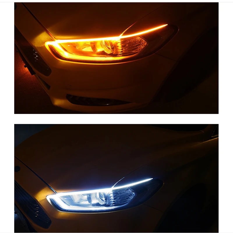Car LED Turn To Light Strip Car Led Daytime Running Light Strip Waterproof Headlight Fluctuating Turn Signal Decorative Lamp
Car LED Turn To Light Strip Car Led Daytime Running Light Strip Waterproof Headlight Fluctuating Turn Signal Decorative Lamp