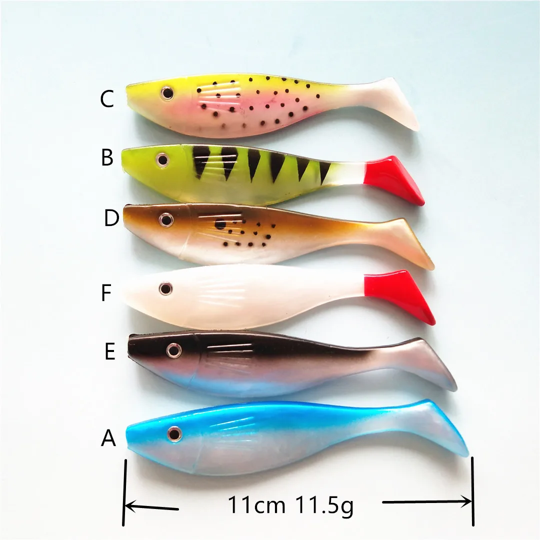 Swolfy 18pcs 11cm 11g Soft Fishing Lure Artificial Bait Silicone Worms Shad Eel Seabass Fishing Tackle
Swolfy 18pcs 11cm 11g Soft Fishing Lure Artificial Bait Silicone Worms Shad Eel Seabass Fishing Tackle