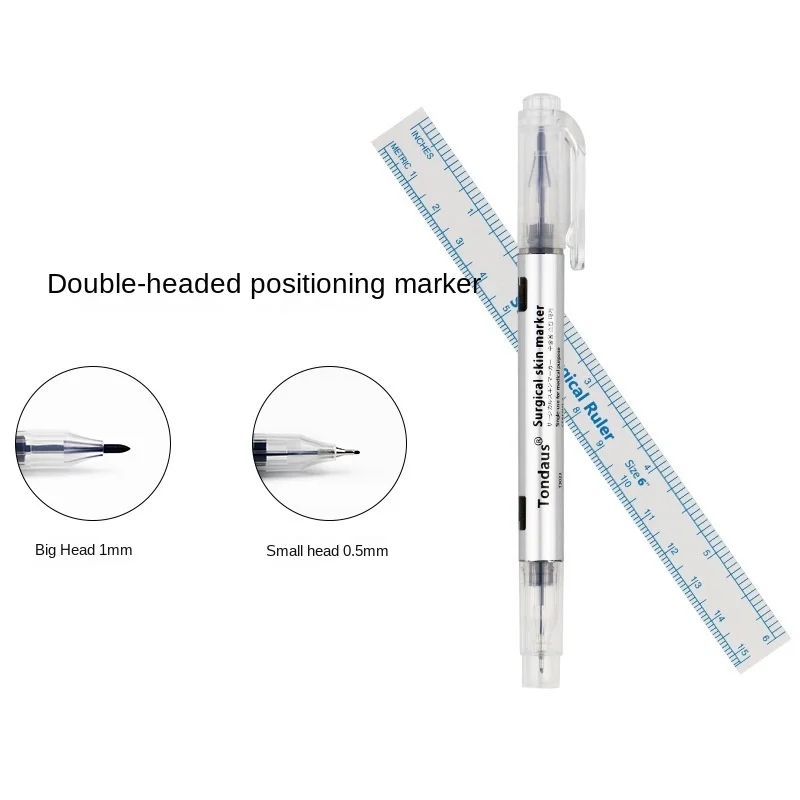 2021 Tattoo Accesories 1pcs Surgical Skin Marker Eyebrow Pen Tattoo with Measuring Ruler Microblading Positioning Tool
2021 Tattoo Accesories 1pcs Surgical Skin Marker Eyebrow Pen Tattoo with Measuring Ruler Microblading Positioning Tool