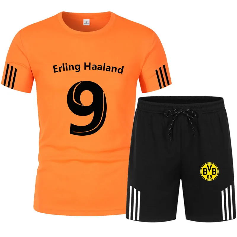 2021Haaland jersey Summer Branded Men's Clothing Graphic Oversized T-shirt+Shorts men sets Football team shirt tracksuit
2021Haaland jersey Summer Branded Men's Clothing Graphic Oversized T-shirt+Shorts men sets Football team shirt tracksuit