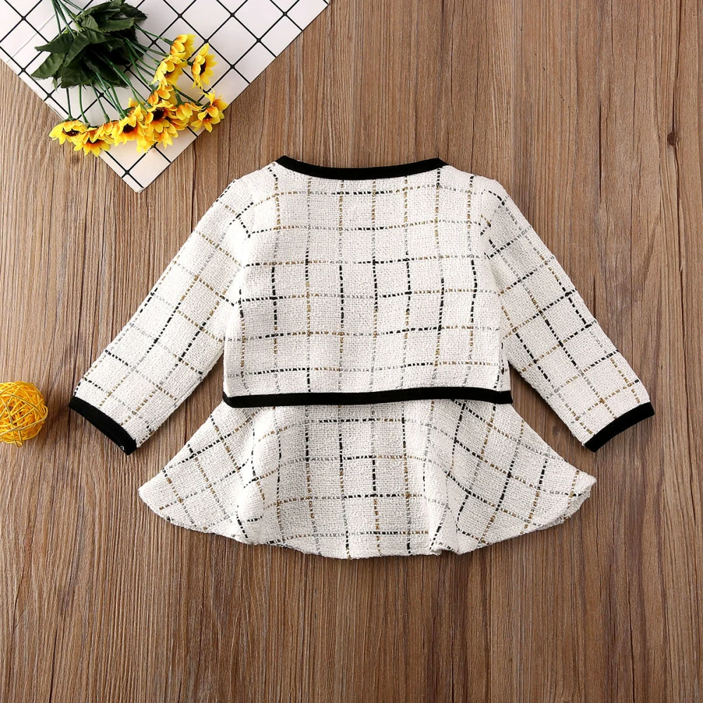 6M-5Y 2PCS Kid Baby Girl Princess Clothes Sets Pageant Plaid Coat+Long Sleeve A-Line Dress Formal Clothes Outfits
6M-5Y 2PCS Kid Baby Girl Princess Clothes Sets Pageant Plaid Coat+Long Sleeve A-Line Dress Formal Clothes Outfits