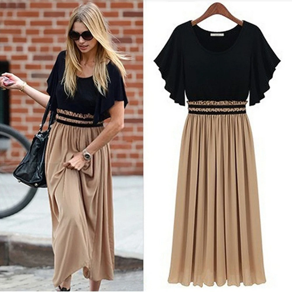 2021 Fashion 2pcs New Women Summer Chiffon Office Casual High Waist Ruffles Round Neck Pleated Short Sleeve Tops Long Dress Set
2021 Fashion 2pcs New Women Summer Chiffon Office Casual High Waist Ruffles Round Neck Pleated Short Sleeve Tops Long Dress Set