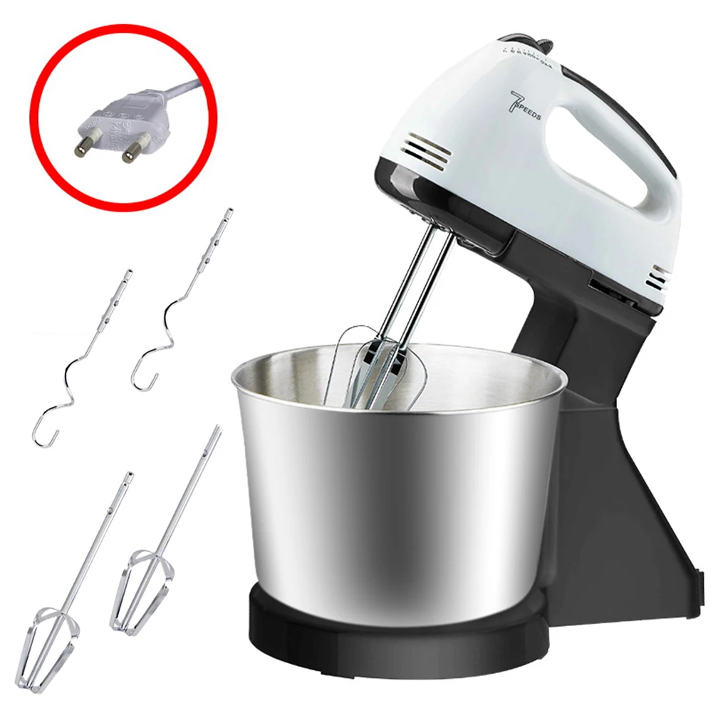 Electric Food Mixer 7 Speed Table Stand Cake Dough Mixer Handheld Egg Beater Blender Baking Whipping Cream Machine
Electric Food Mixer 7 Speed Table Stand Cake Dough Mixer Handheld Egg Beater Blender Baking Whipping Cream Machine