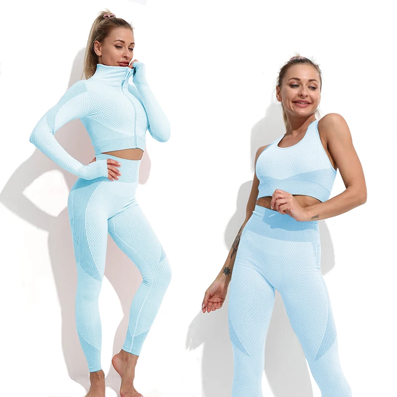 Yoga Set Workout gym clothing fitness for Women's tracksuit outfit leggings Sport bras top Long sleeve Women Sportswear Suit
Yoga Set Workout gym clothing fitness for Women's tracksuit outfit leggings Sport bras top Long sleeve Women Sportswear Suit