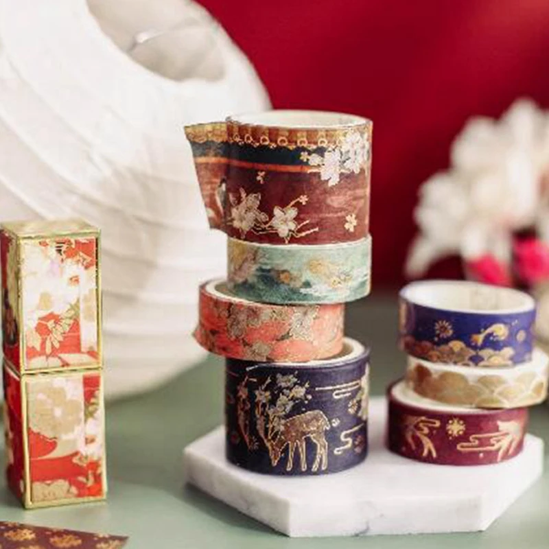 40 Pcs Retro Chinese Style Masking Washi Tape Set Decorative Adhesive Tape for Diy Sticker Label B & D
40 Pcs Retro Chinese Style Masking Washi Tape Set Decorative Adhesive Tape for Diy Sticker Label B & D
