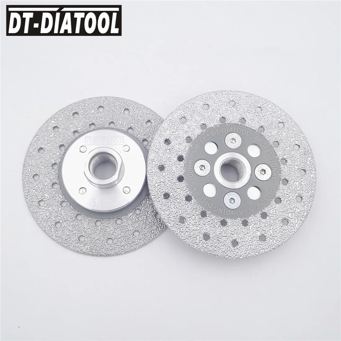 DT-DIATOOL 2 шт. 100 мм/4 "с двухсторонним покрытием алмазный шлифовальный режущий диск