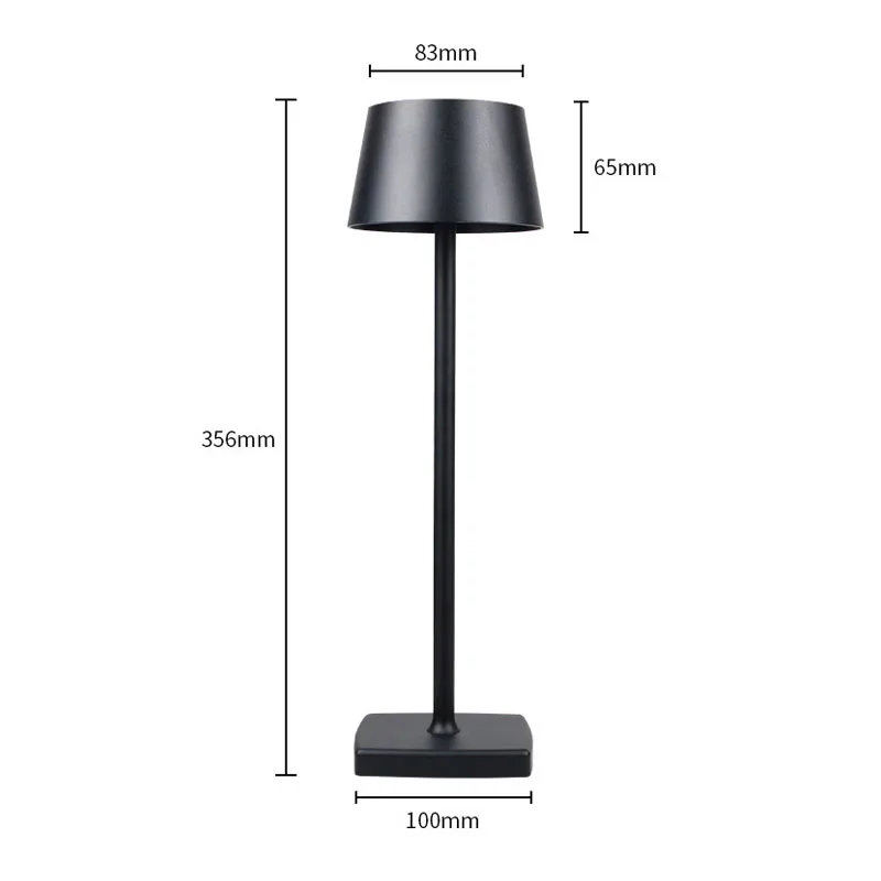Waterproof LED Aluminum Table Lamp Touch Dimming Rechargeable Night Lights for Store Coffee Bar Bedside Study Lighting Fixtures
Waterproof LED Aluminum Table Lamp Touch Dimming Rechargeable Night Lights for Store Coffee Bar Bedside Study Lighting Fixtures