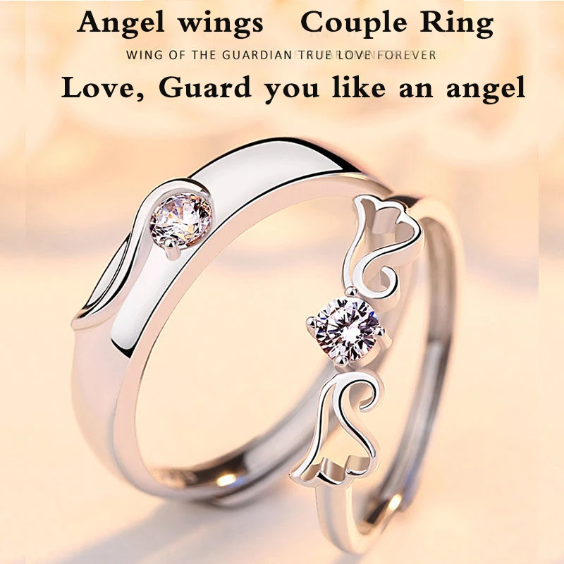 Fashion Trend New Style One Deer Has You Couple Ring Korean Version 925 Silver Open Ring Female Exquisite Romantic Jewelry Gift
Fashion Trend New Style One Deer Has You Couple Ring Korean Version 925 Silver Open Ring Female Exquisite Romantic Jewelry Gift